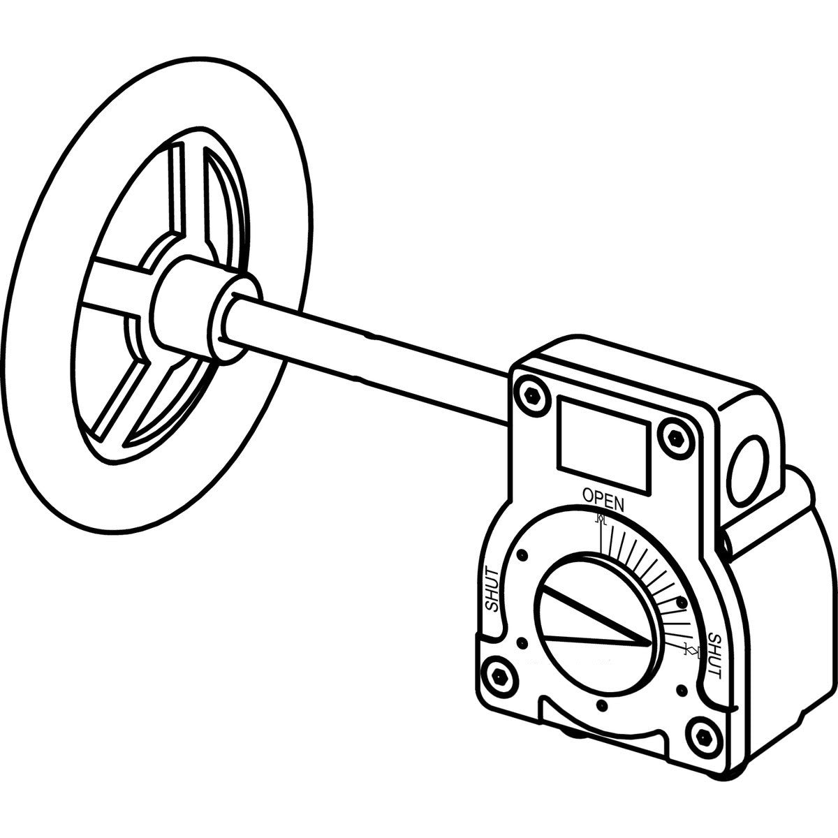 Viega 87690 (2979.88) ProPress Gear Box for Butterfly Valves Ductile Iron (1 PC) - 2