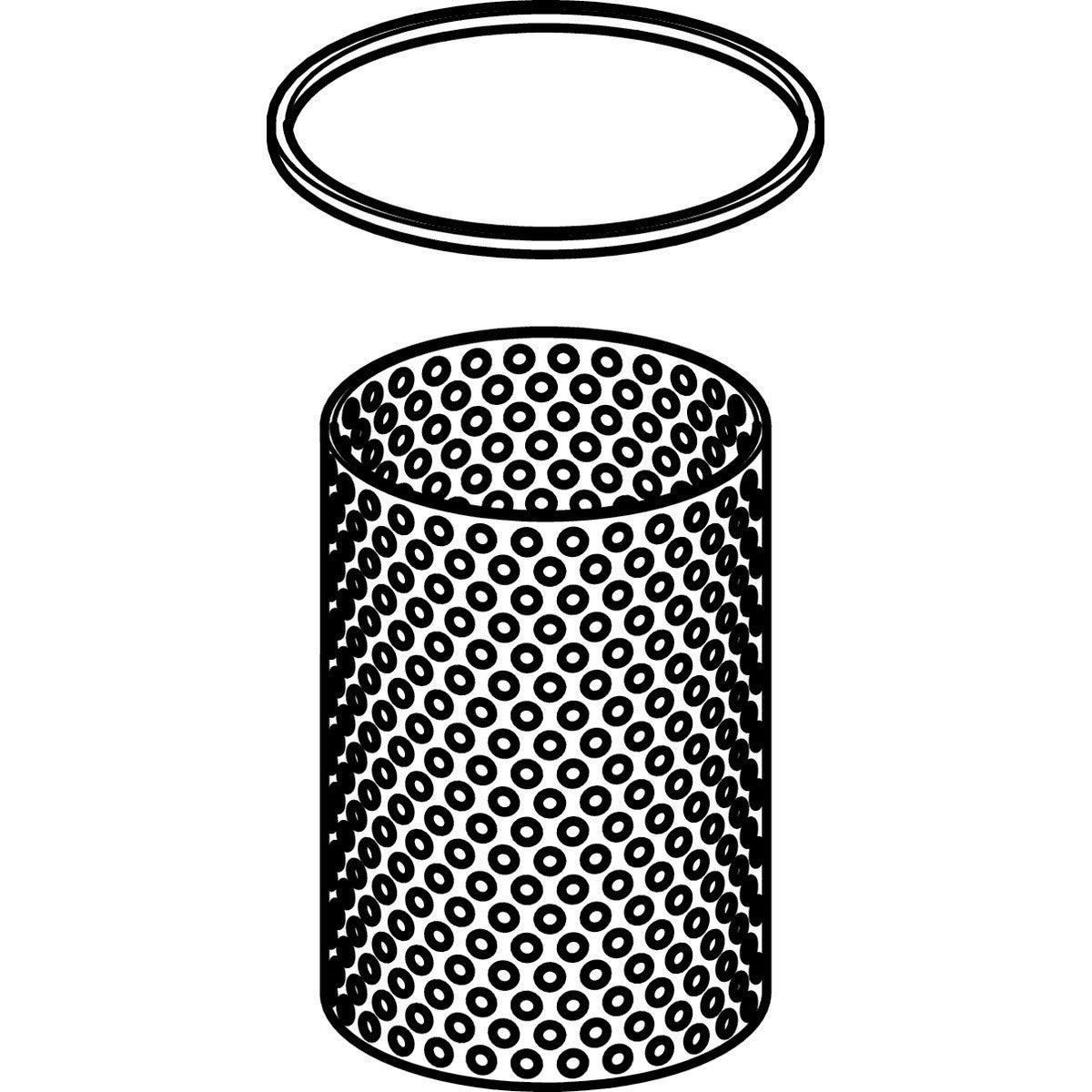 Viega 87975 (2981.11) ProPress Strainer Repair Kit Mesh 100 Stainless Steel - 2