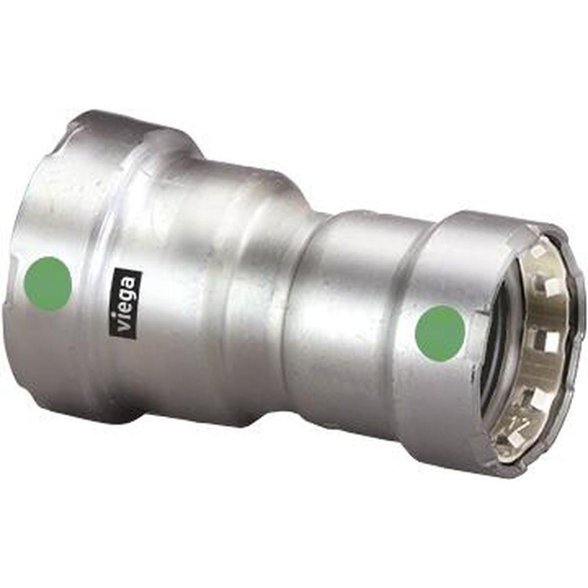 Viega 90345 (5115.2) MegaPress 316 1 1/2 in x 1 in Stainless Steel Press Reducer (1 Each)