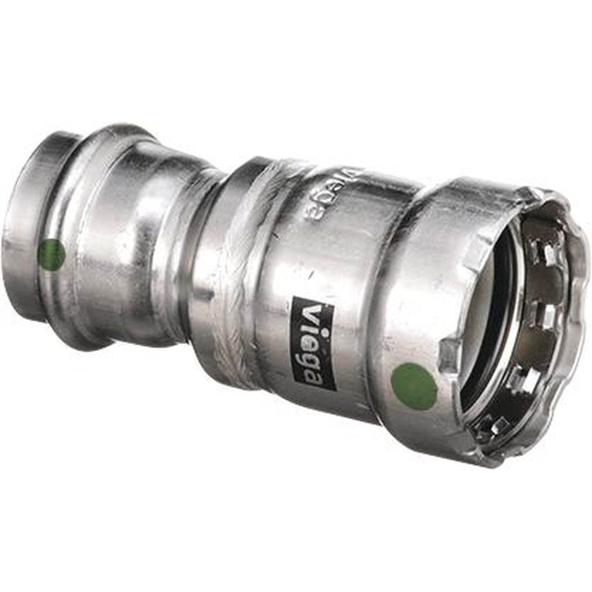 Viega 90475 (5113) MegaPress 316 1 in. IPS x 1 in. CTS 316 Stainless Steel Transition Coupling (1 Each)