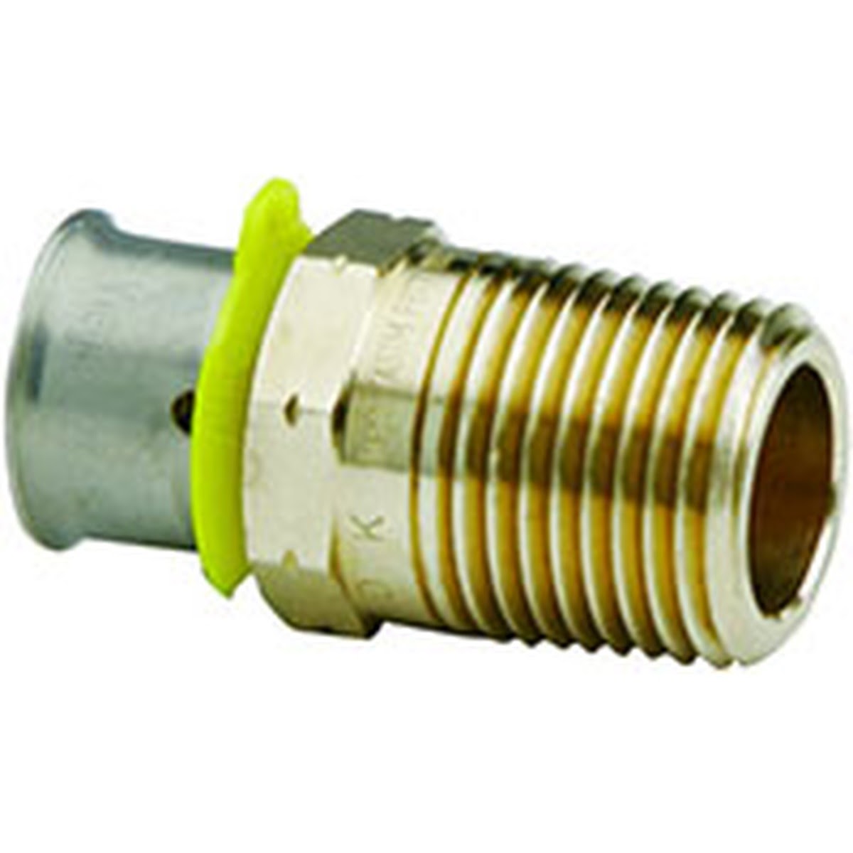 Viega 90542 (2811ZL) PureFlow Press Zero Lead Bronze Adapter 3/4 in. Press x 1/2 in. MPT (10 Pack)