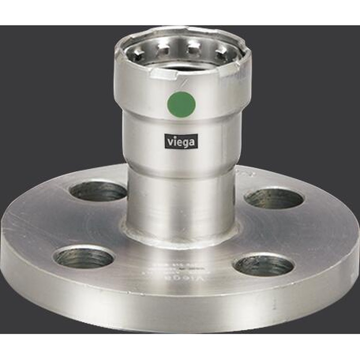 Viega 90920 (5159) MegaPress 316 Press Flange 1 1/4 in. 316 Stainless Steel Class 150 Raised Face (1 PC) - 2