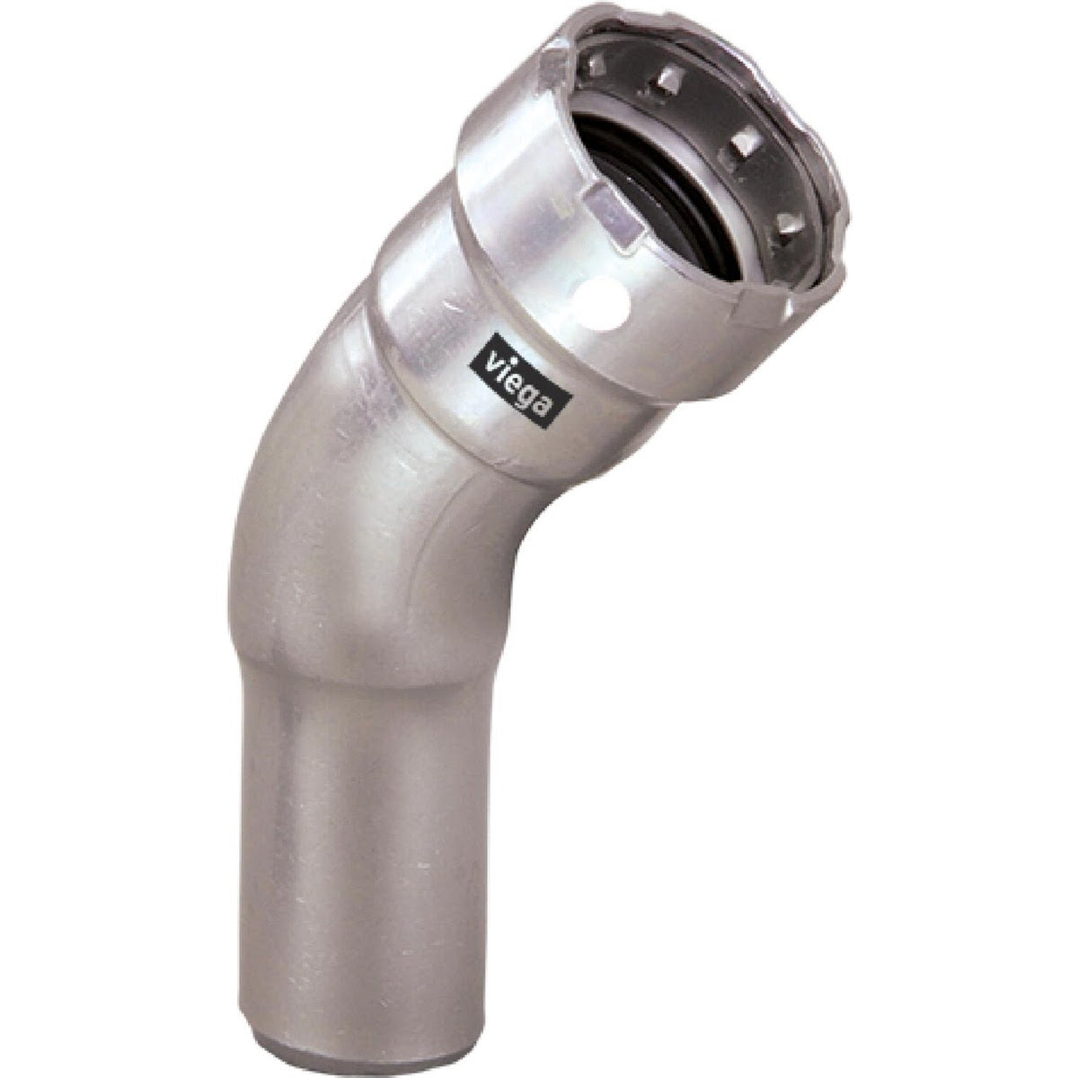 Viega 91790 (6826.1) MegaPress 316 FKM 3/4 in. 45 Degree Stainless Steel Street Elbow (1 Each)