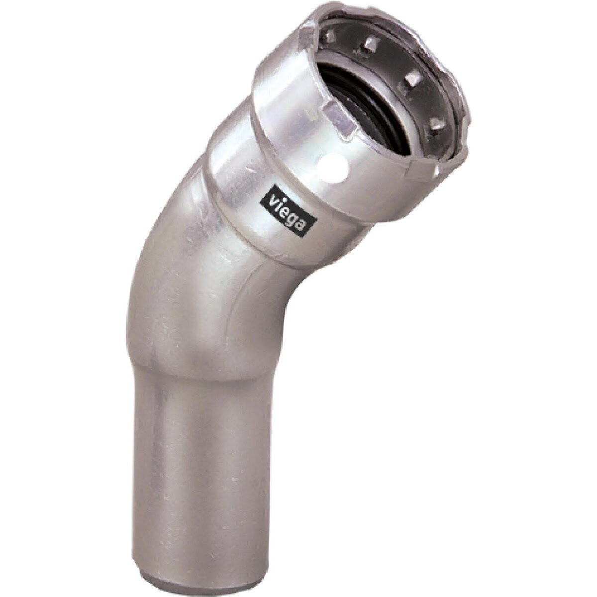 Viega 91810 (6826.1) MegaPress 45 Degree Street Elbow 2 in. 316 Stainless Steel (1 Each)