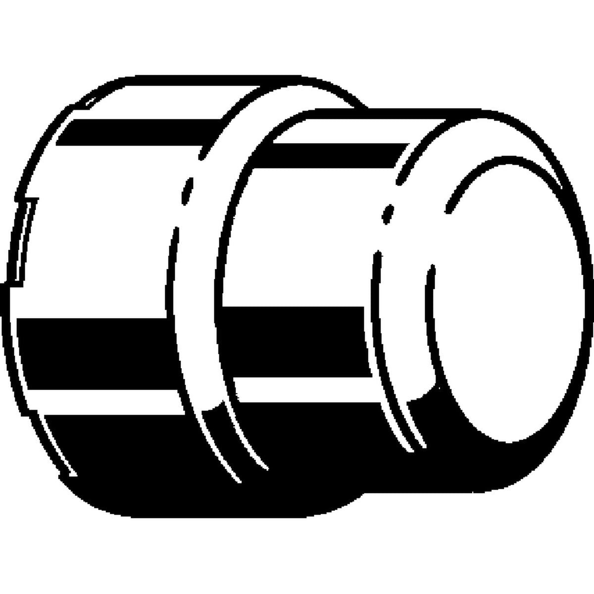 Viega 91835 (6856) MegaPress 316 FKM 1-1/2 in. 316 Stainless Steel Press Cap (1 Pack) - 2