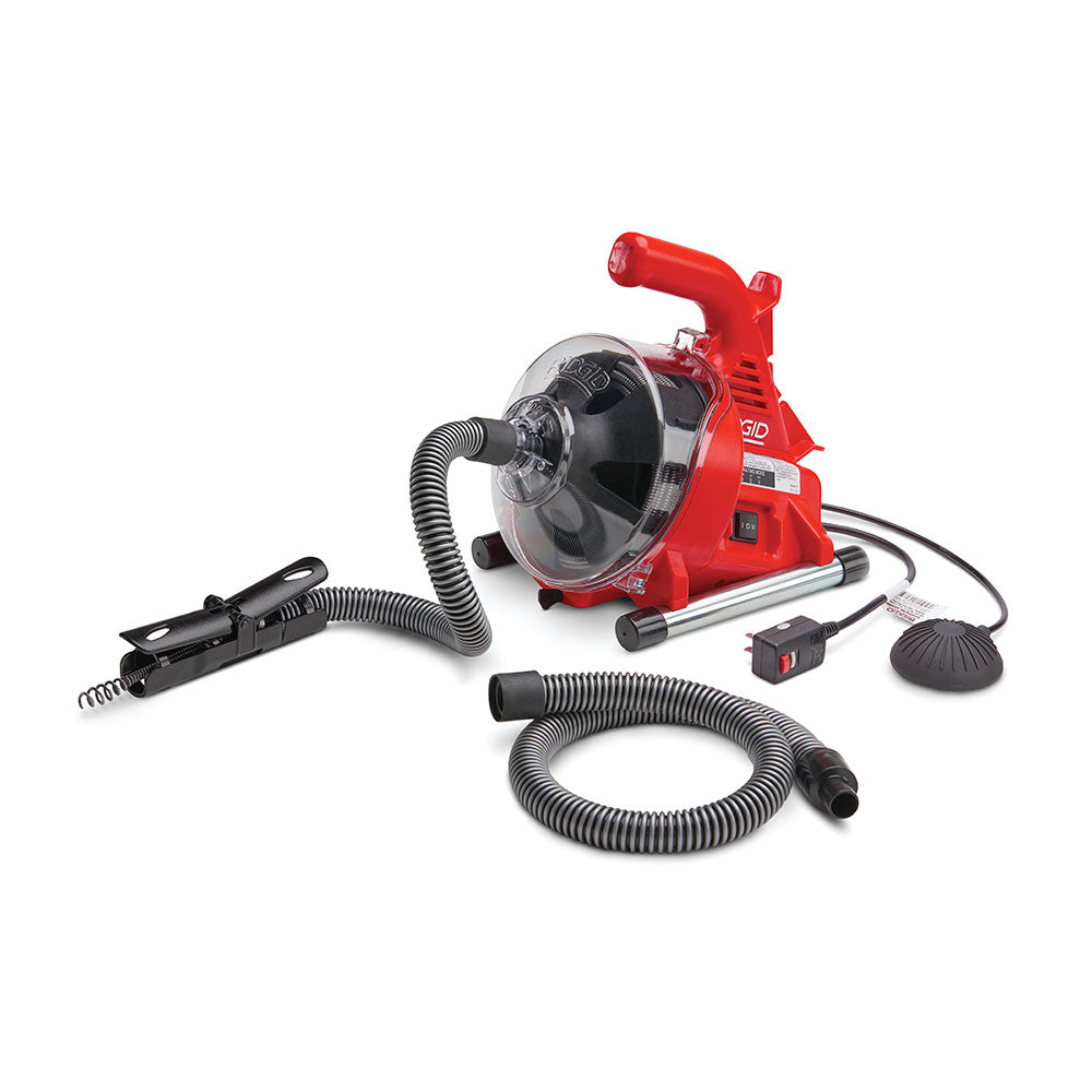 RIDGID Kwik-Spin+ ¼ in. x 25 ft. Drain Cleaning Snake Auger with