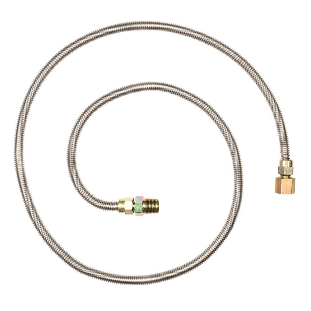 Eastman 10SS515072 3/8 in. x 72 in. Stainless Steel Gas Connector with 1/2 in. FIP x 1/2 in. MIP