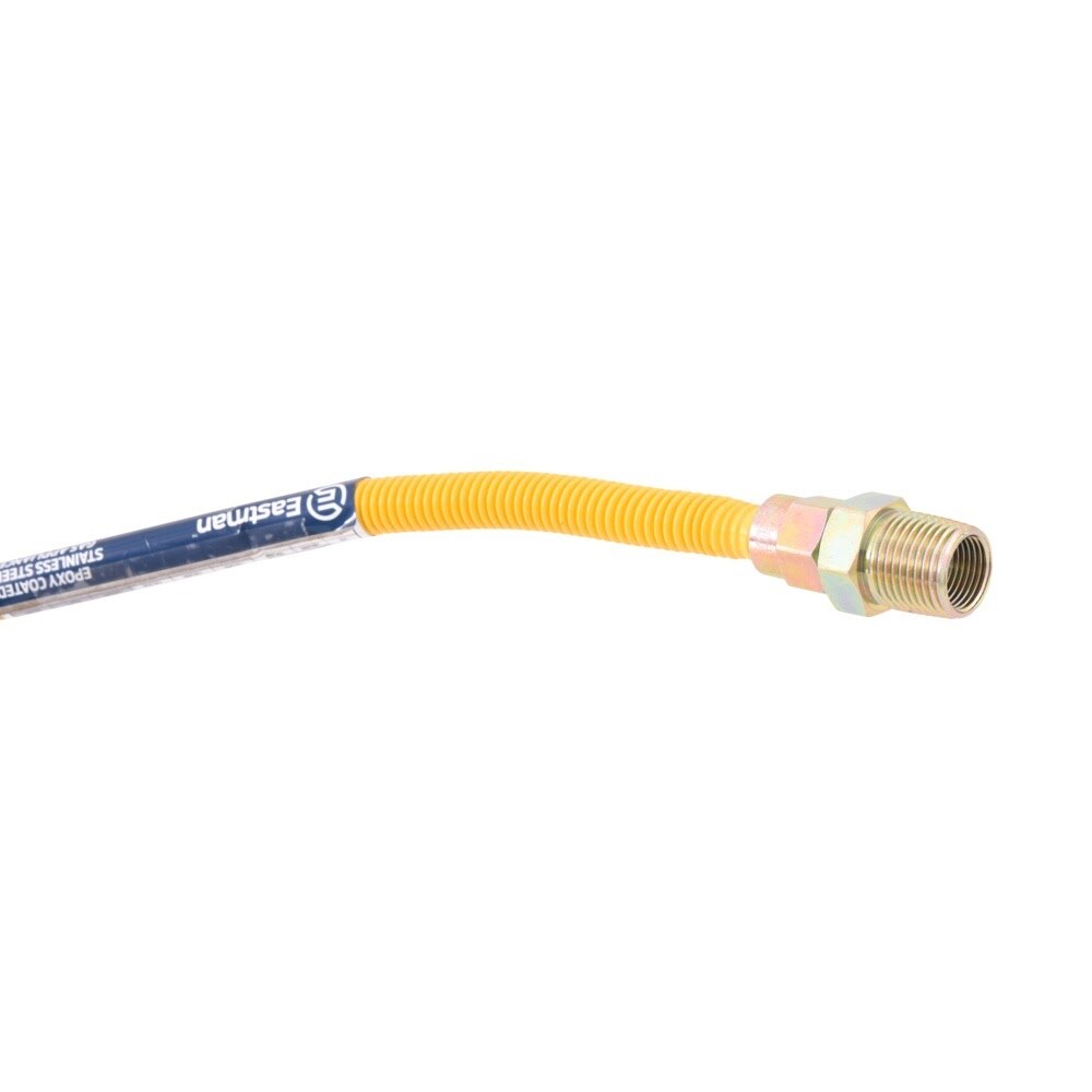Eastman 10YE515060 3/8 in OD x 60 in Stainless Steel Gas Connector 1/2 in FIP x 1/2 in MIP - 2