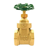 Eastman 20016LF 2 in. Brass Threaded Gate Valve with FIP Connections Lead Free
