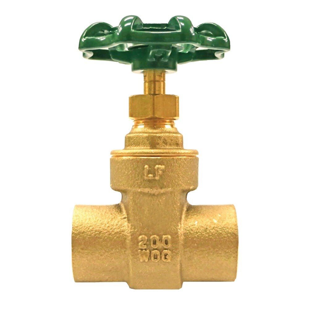 Eastman 20032LF 1 in Brass CxC Lead Free Gate Valve