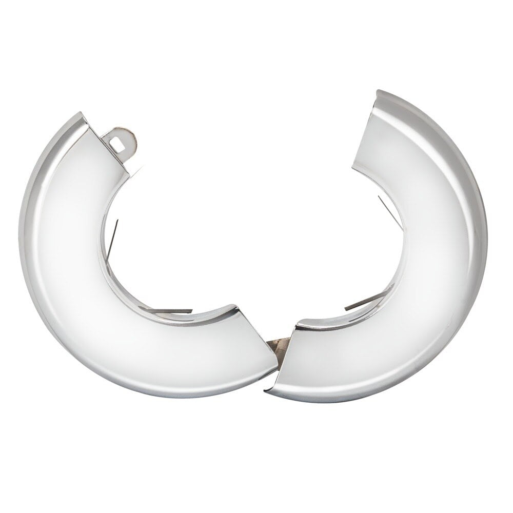 Eastman 25733 3/4 in IPS Heavy Duty Split Escutcheon Plate for Floor and Ceiling Chrome Plated - 3