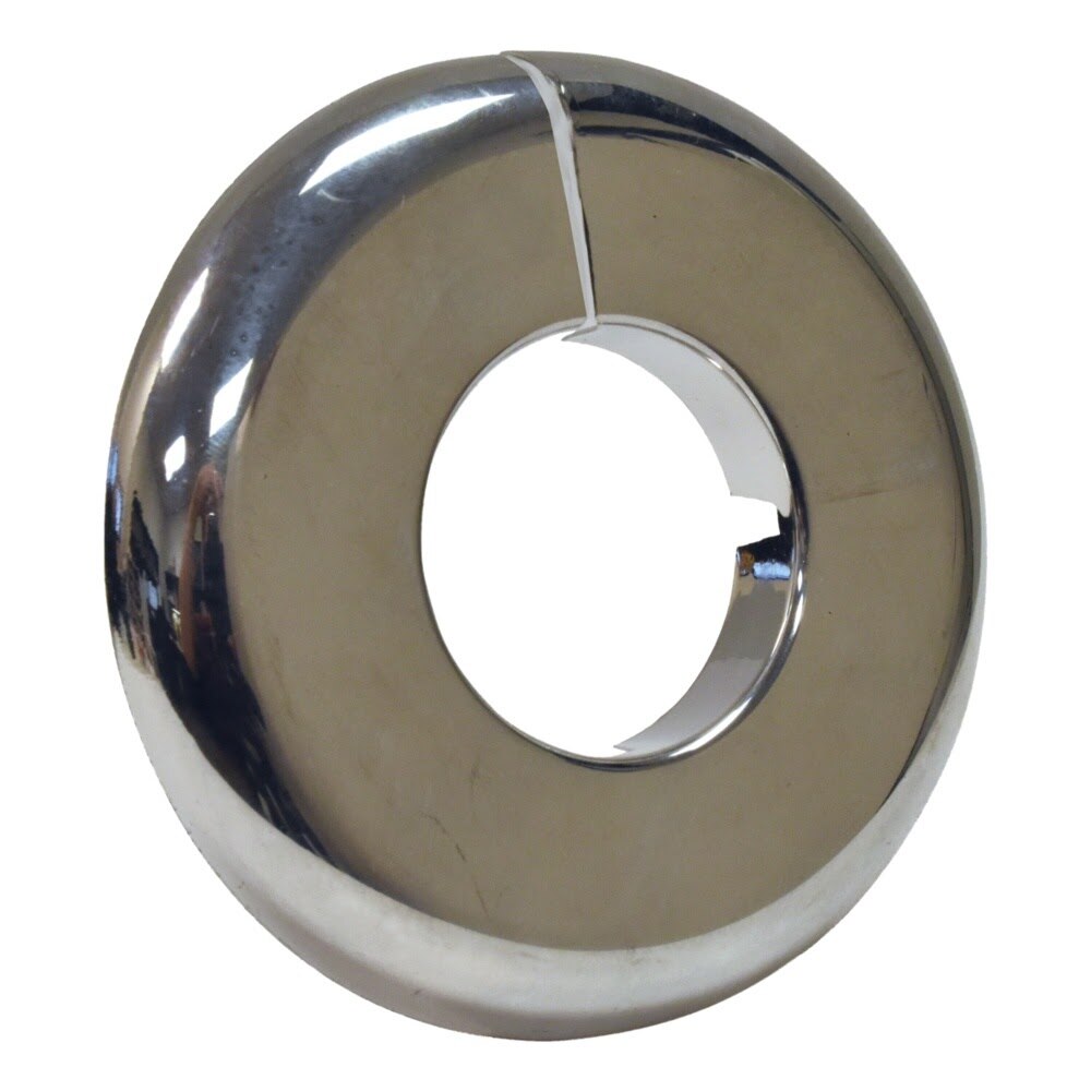 Eastman 25769 7/8 in. OD Split Sure Grip Chrome Escutcheon for Copper Tubing