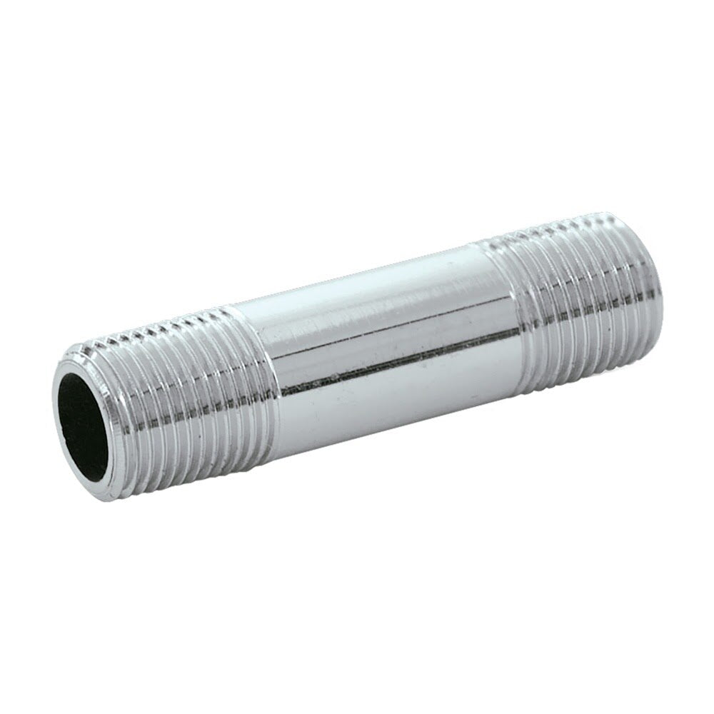 Eastman 25864 1/2 in. IPS x 2 in. Chrome Plated Brass Nipple for Potable Water
