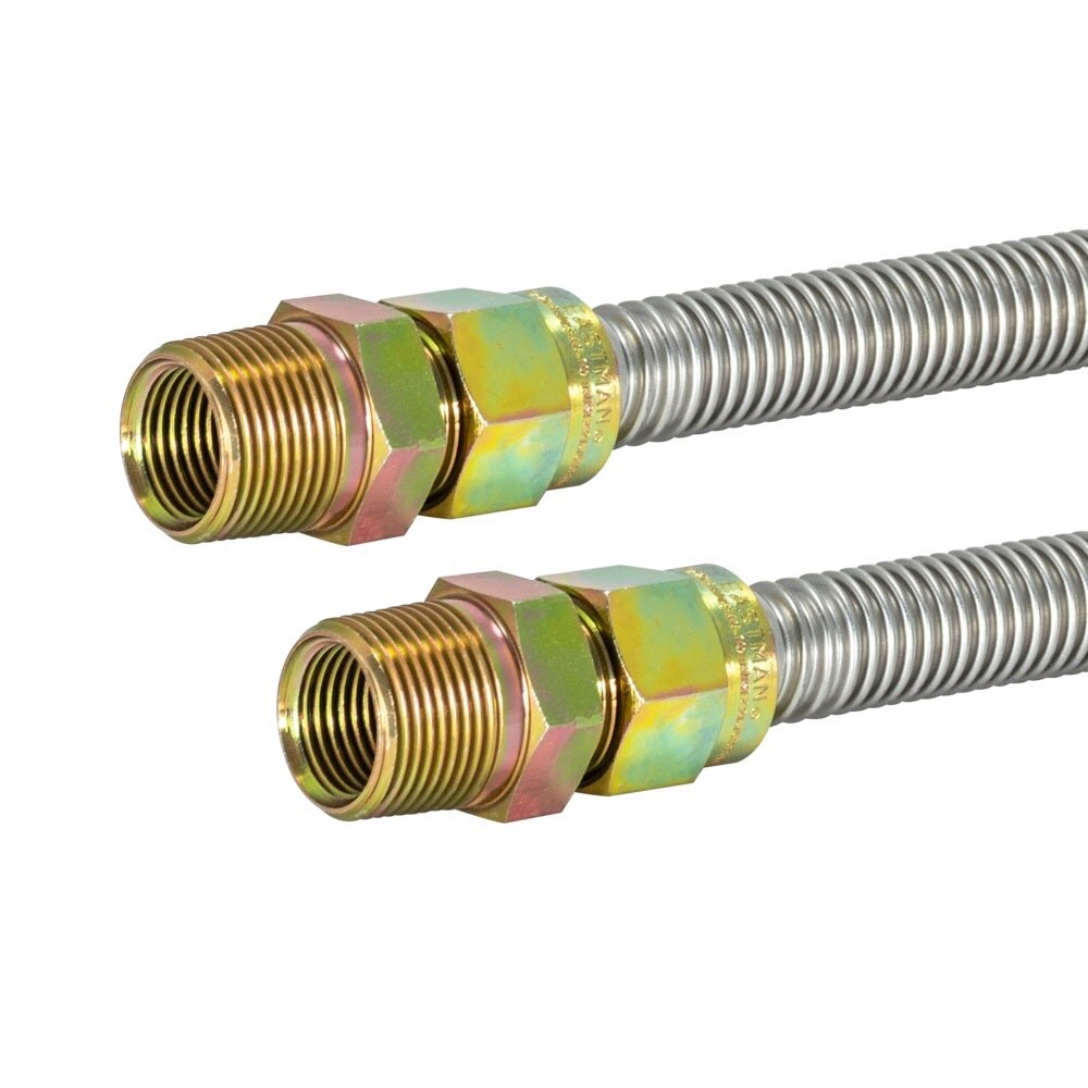 Eastman 30SS545436 5/8 in. OD x 36 in. Flexible Stainless Steel Gas Connector 3/4 in. MIP x 3/4 in. MIP - 2