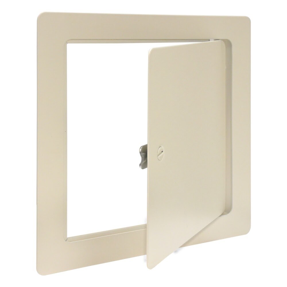 Eastman 34062 8 in x 8 in White 16 Gauge Galvanized Steel Plumbing Access Panel