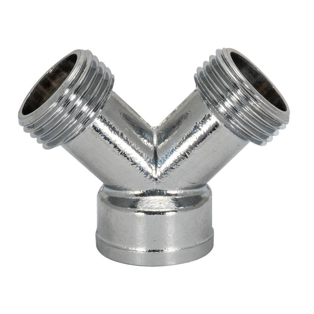 Eastman 41006 3/4 in. FHT x 3/4 in. MHT x 3/4 in. MHT Y Connector for Steam Dryer - 2