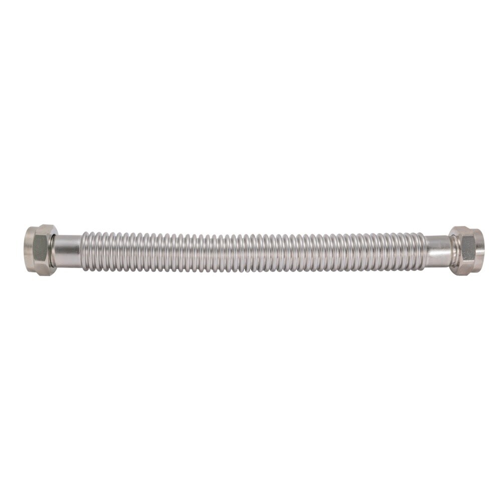 Eastman 432118 18 in Stainless Steel Water Heater Connector with 1-1/4 in FIP x 1-1/4 in FIP Ends - 2