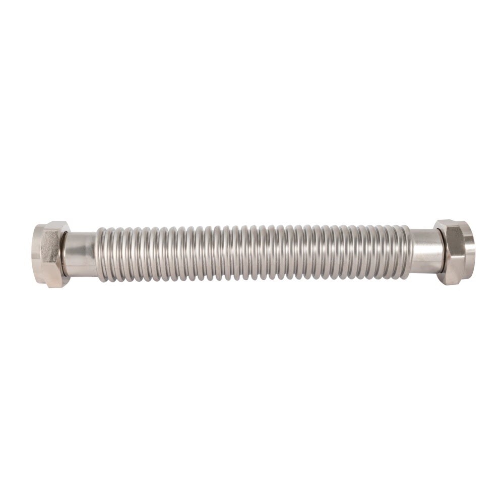 Eastman 432318 18 in Corrugated Stainless Steel Water Heater Connector 2 in FIP x 2 in FIP - 3
