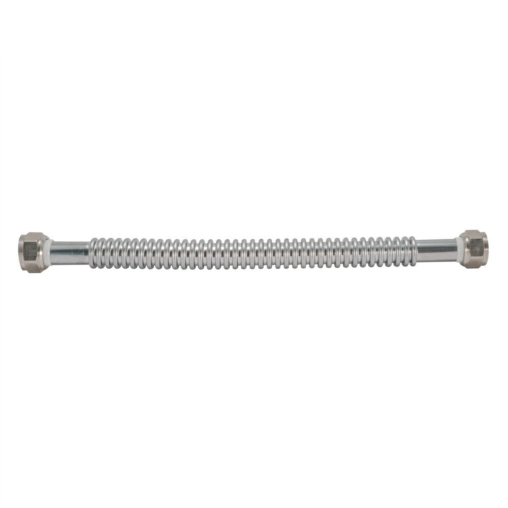 Eastman 437018 18 in Corrugated Stainless Steel Water Heater Connector 3/4 in FIP x 3/4 in FIP - 3