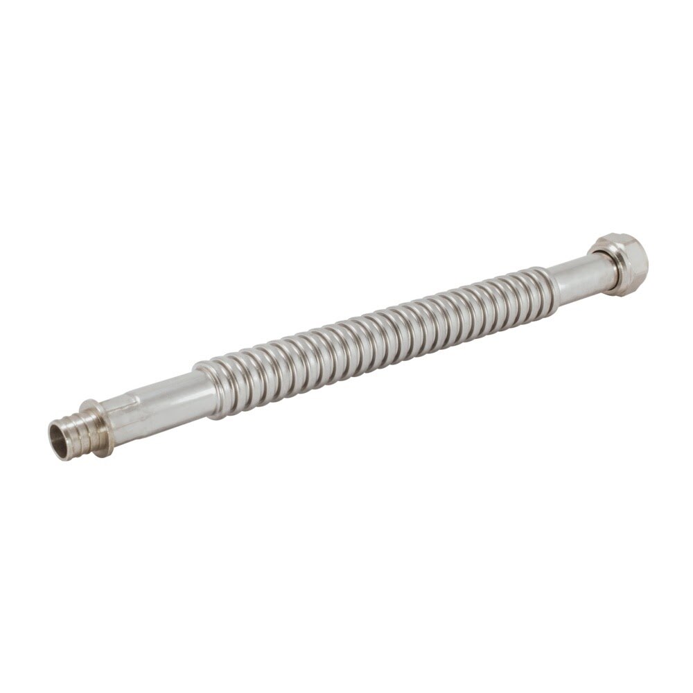 Eastman 438624 24 in. Corrugated Stainless Steel Water Heater Connector 3/4 in. FIP x 3/4 in. Crimp PEX - 2