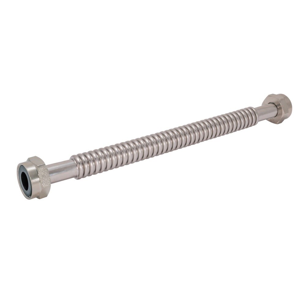 Eastman 447518 18 in Corrugated Stainless Steel Water Heater Connector 1 in FIP x 1 in FIP - 2