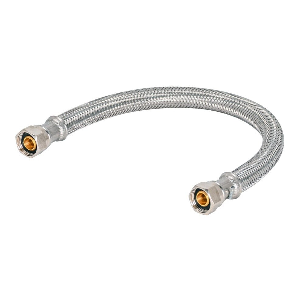 Eastman 48073 3/8 in x 3/8 in x 12 in Braided Stainless Steel Faucet Supply Line