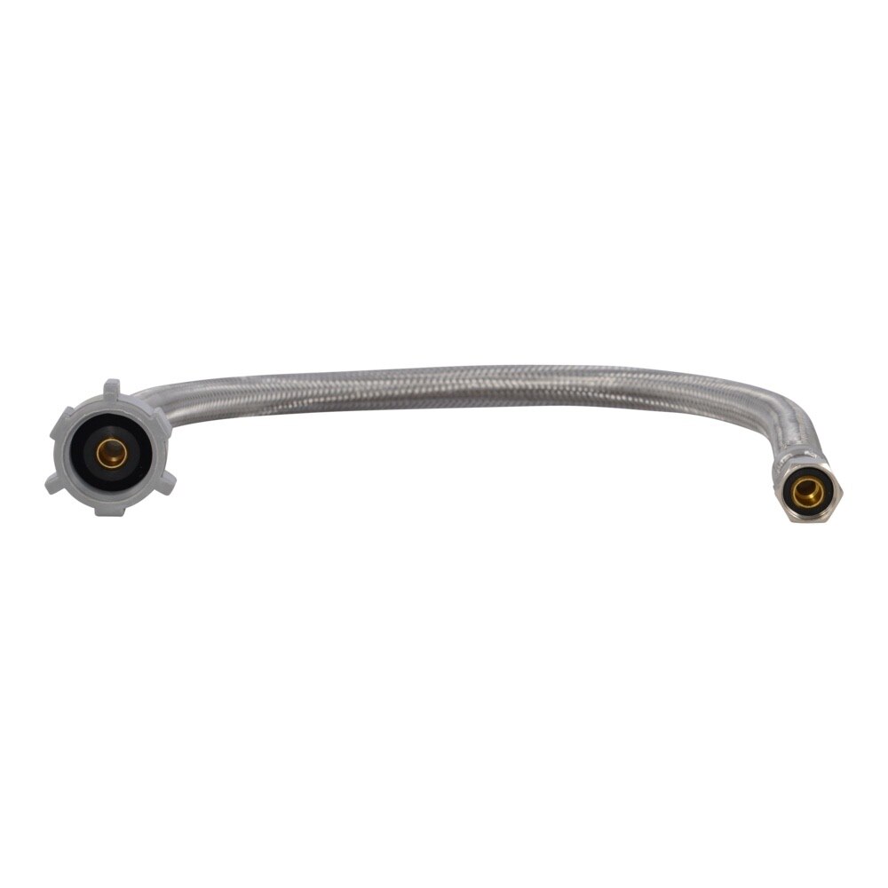 Eastman 48090P 3/8 in. Compression x 7/8 in. Ballcock x 20 in. Braided Stainless Steel Toilet Supply Line with Nylon Nut - 2
