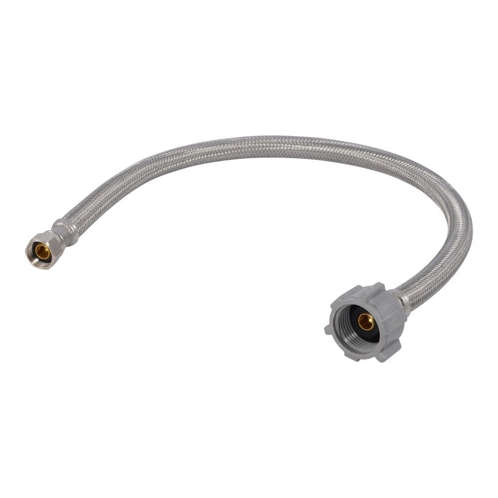 Eastman 48090 3/8 in. Comp x 7/8 in. Ballcock x 20 in. Braided Stainless Steel Toilet Supply Line