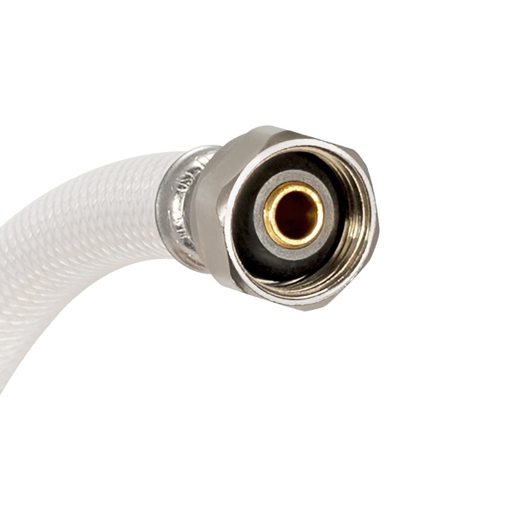 Eastman 48723 3/8 in. Flare x 1/2 in. IPS x 12 in. Flex Water Supply Line with Brass Insert - 3