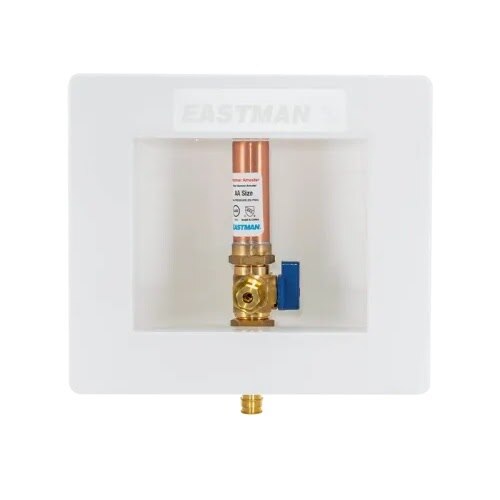 Eastman 60240 1/2 in. CPVC Ice Maker Outlet Box with Hammer Arrestor