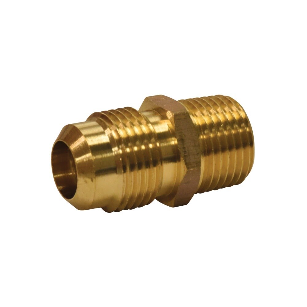 Eastman 65713 3/8 in. OD Flare x 3/4 in. MIP Tapped 1/2 in. FIP Brass Gas Fitting