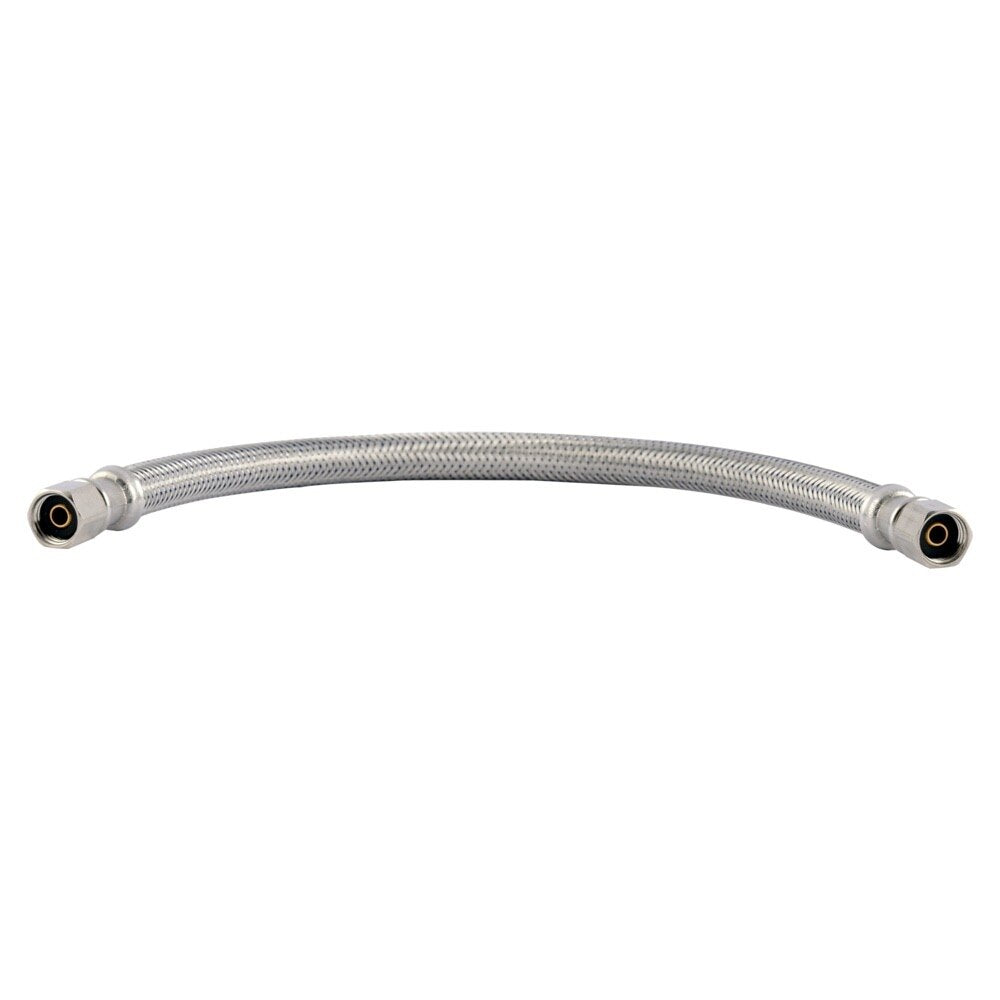 Eastman 98515LF 1 ft. 1/4 in. Compression x 1/4 in. Compression Stainless Steel Ice Maker Connector - 2