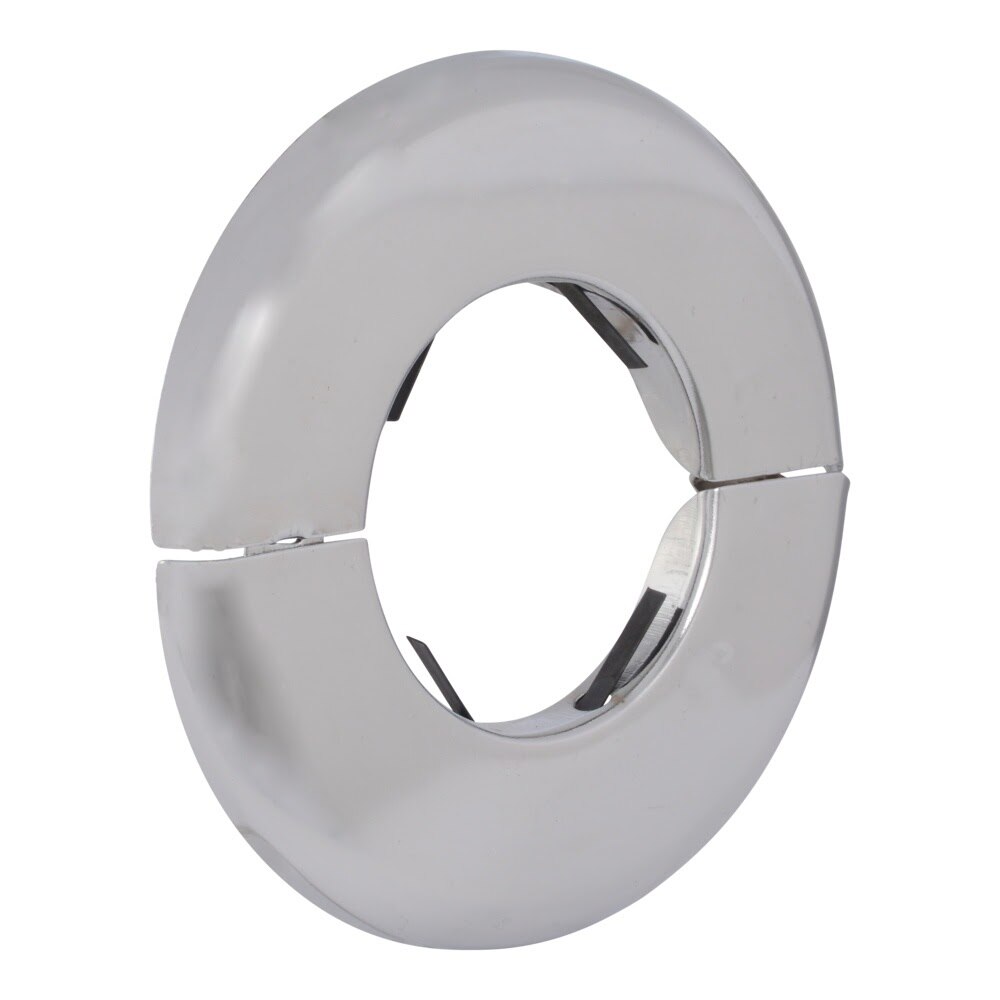 Eastman EZ-25742 1-5/8 in OD Chrome Plated Split Escutcheon for Floor and Ceiling
