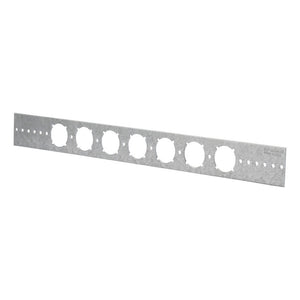 HoldRite 103-18 20 in. PEXRite Flat Galvanized Bracket with 1-3/8 in. Keyed Holes