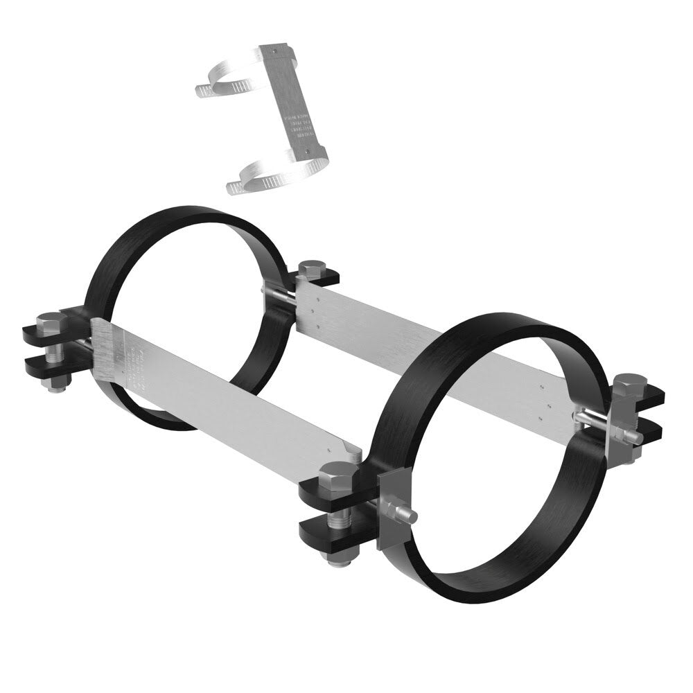HoldRite 117-10x6W 10 in. x 6 in. No-Hub Wye Fitting Restraint for Cast Iron DWV Installations