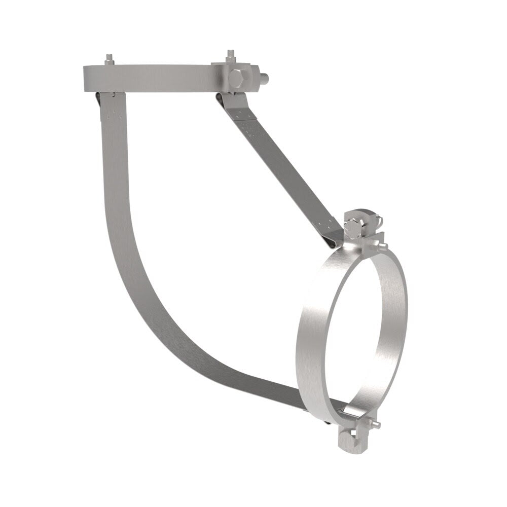 HoldRite 117-12K-G 12 in Galvanized No-Hub Short Sweep 90 Degree Bend Fitting Restraint Kit