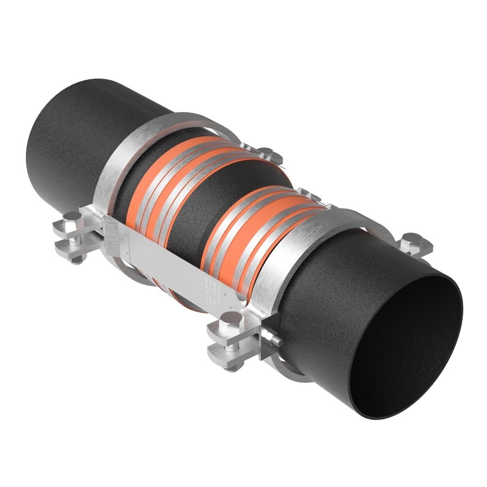 HoldRite 117-12x10R-G 12 in. x 10 in. Galvanized No-Hub Short Reducer Restraint