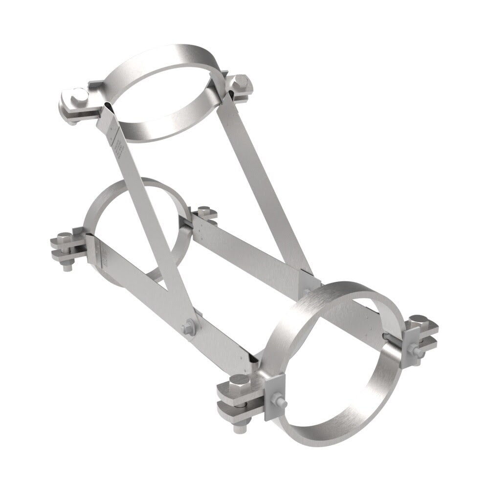 HoldRite 117-15W-G 15 in. No-Hub Wye Fitting Restraint Galvanized Steel