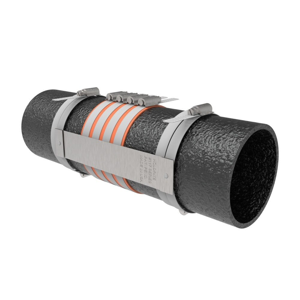 HoldRite 117-8S 8 in. No-Hub Coupling Restraint for DWV Testing - 2