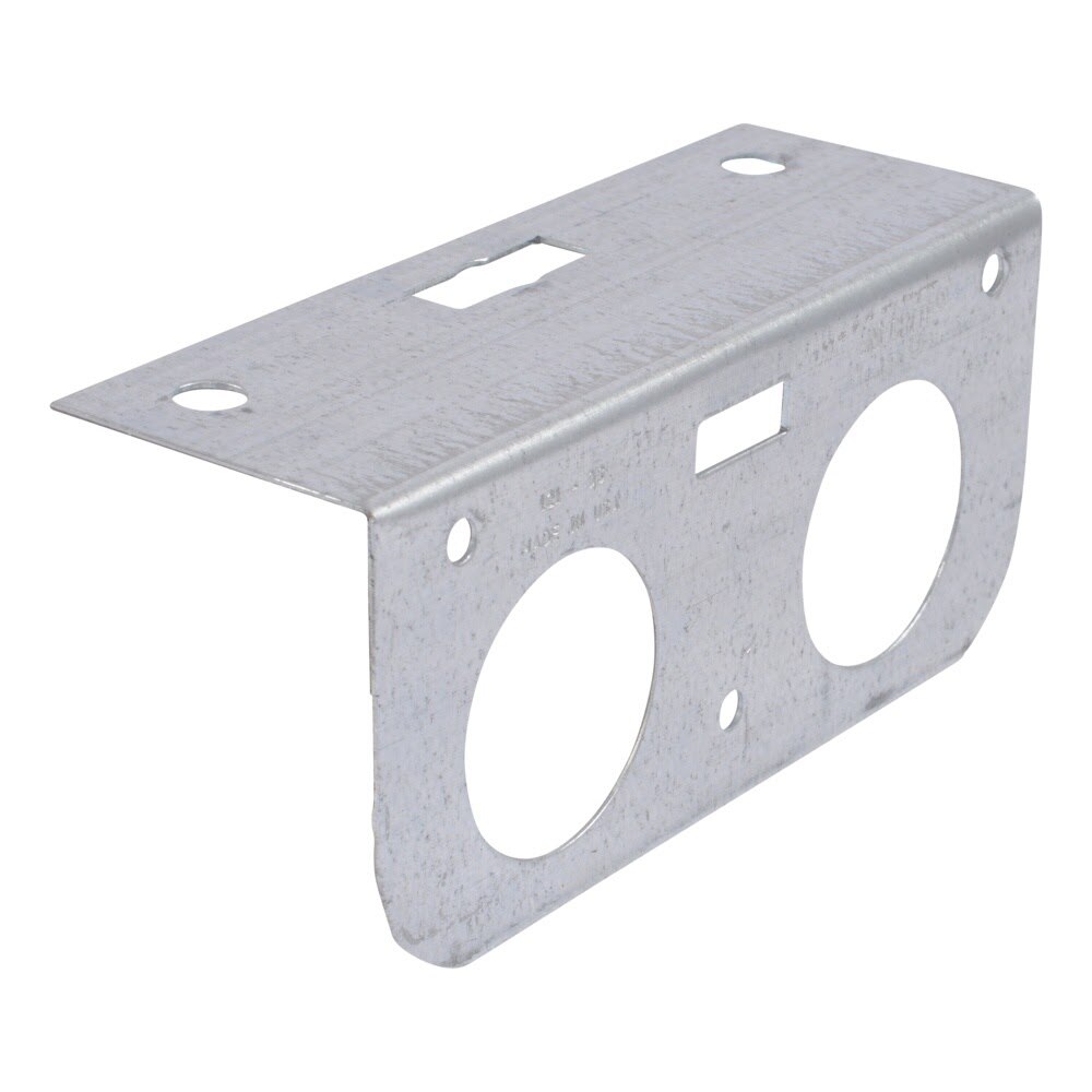 HoldRite 121-DS Galvanized Steel Dual Pipe Bracket for Copper PEX and CPVC Tubing