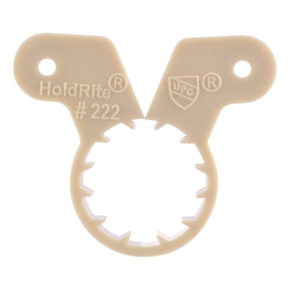 HoldRite 222 3/4 in. CTS Plastic Suspension Pipe Clamp for Copper PEX and CPVC Tubing - 2