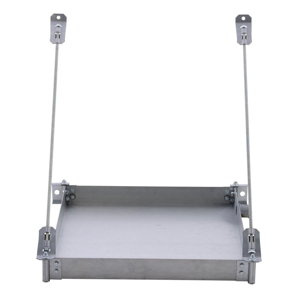 HoldRite 40-SWHP-WM Wall Mounted Water Heater Platform with Metal Drain Fitting 21-1/2 in Diameter - 2