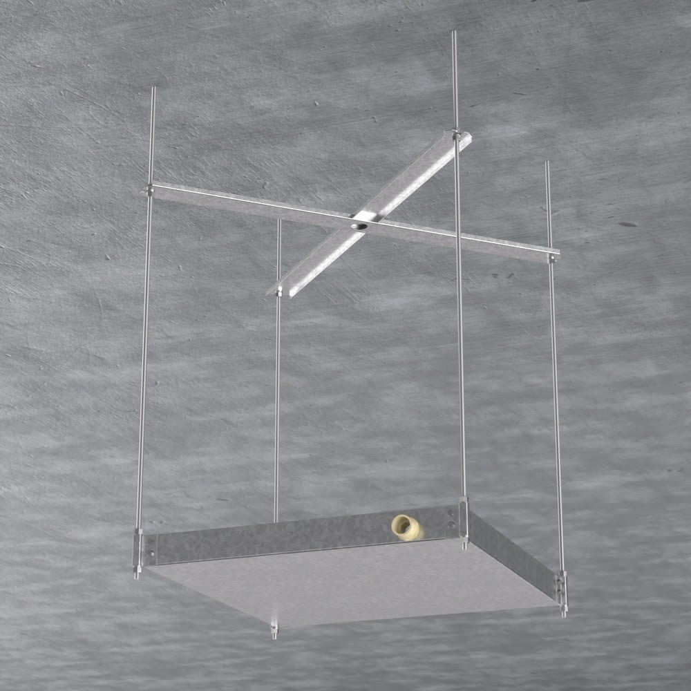 HoldRite 60-SWHP-M Quick Stand 28.5 in Water Heater Platform Drain Pan - 2
