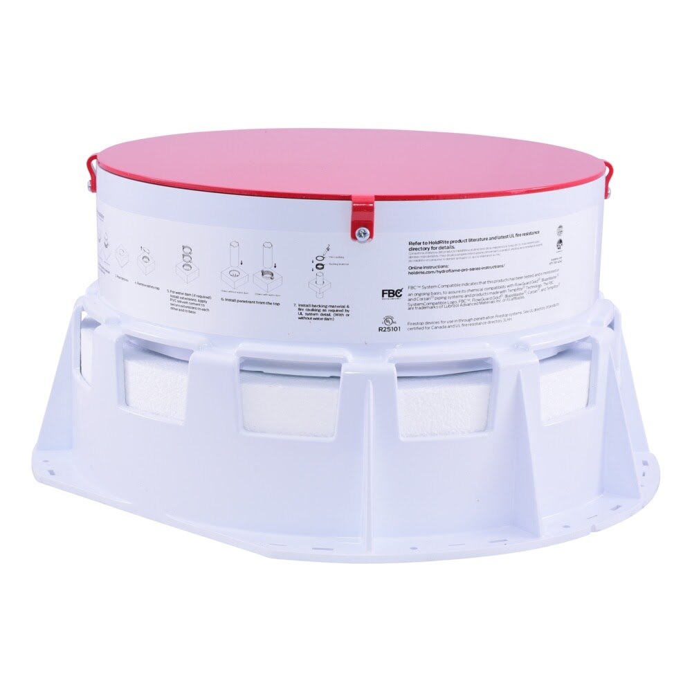 HoldRite HF-H10 10 in. Cast in Place Firestop Sleeve for 8 in. Metallic and Insulated Metallic Pipes