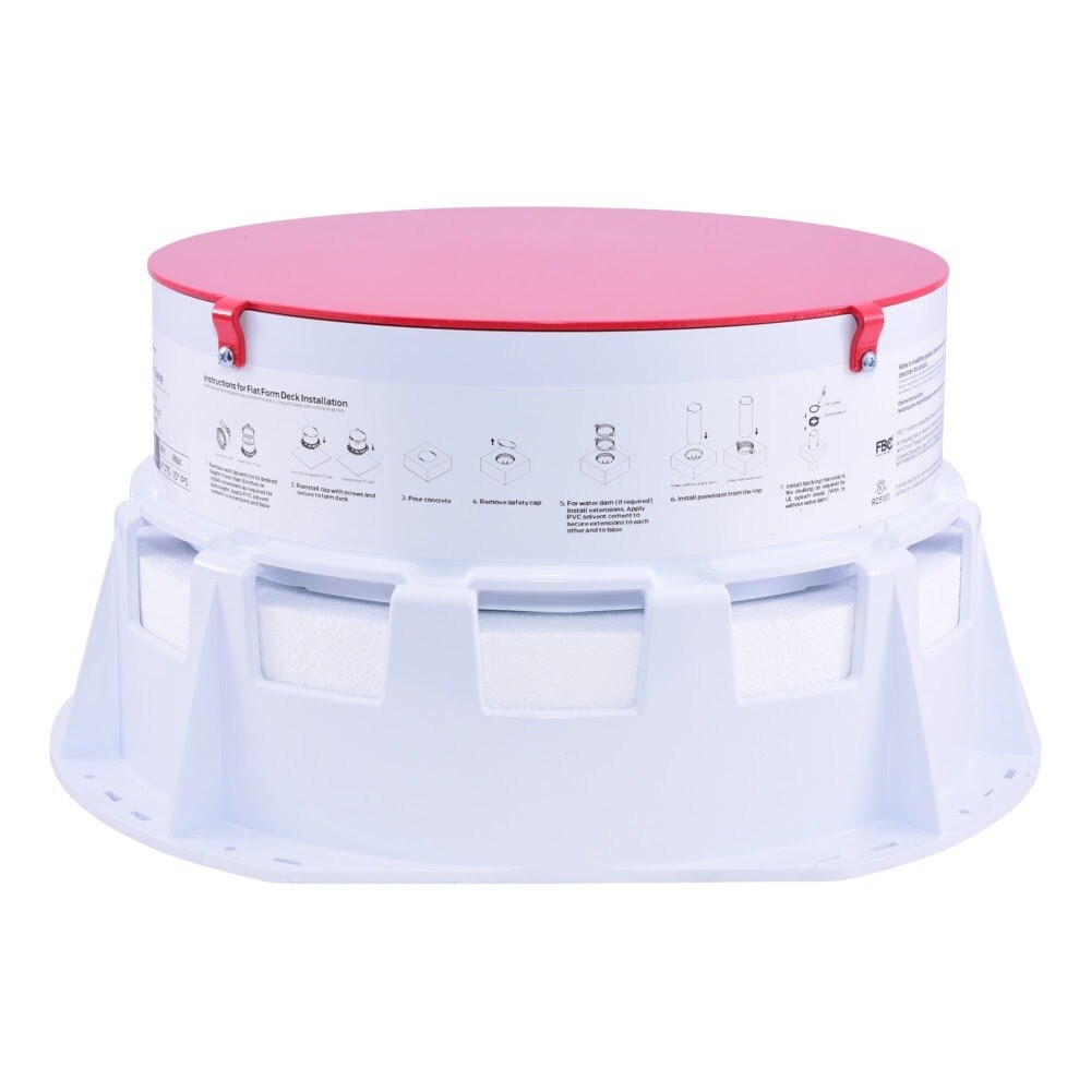 HoldRite HF-H12 12 in IPS OD x 8 in Tall Cast in Place Hollow Firestop Sleeve for 10 in Pipe - 3