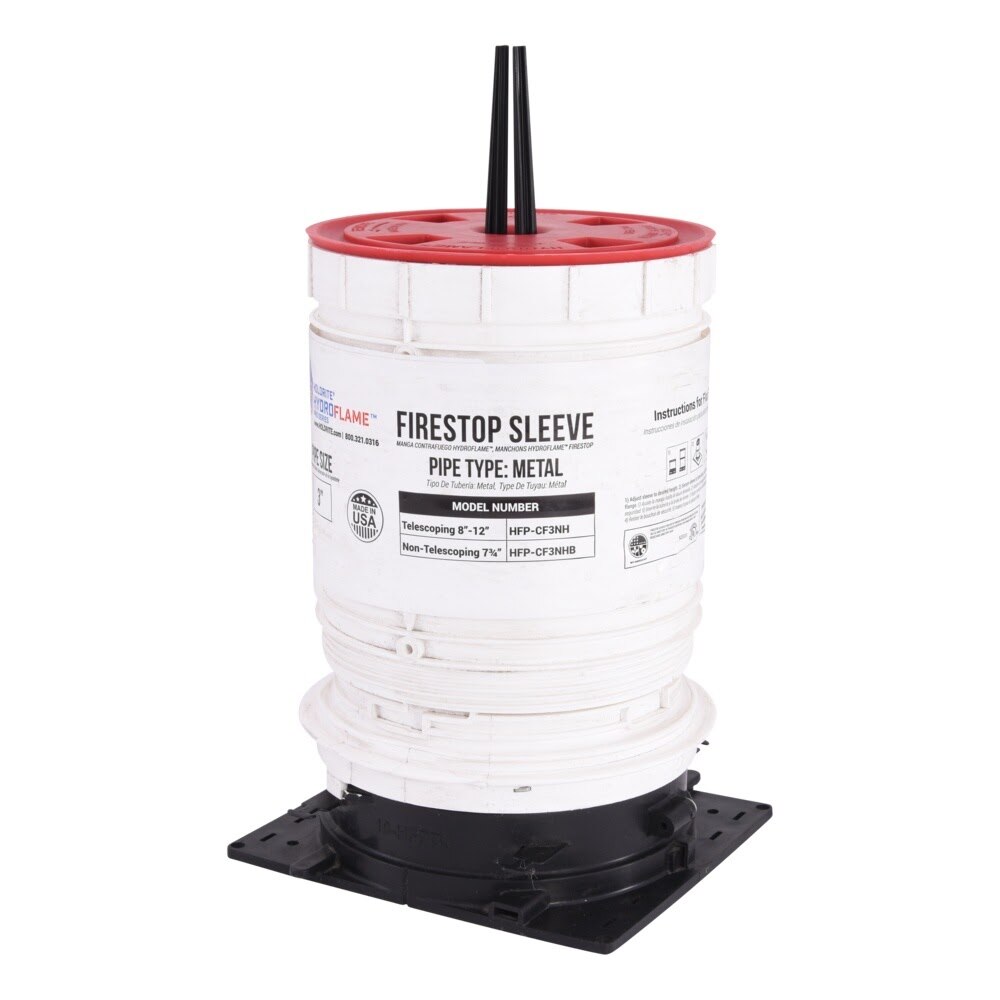 HoldRite HFP-CF3NHB 3 in. No-Hub Closet Flange Sleeve 7-1/4 in. to 8 in. with Adjustable Cap