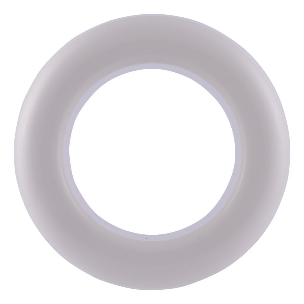 HoldRite HR-F-WH White Thread-In Fixture Outlet Box Trim Cover Escutcheon - 2