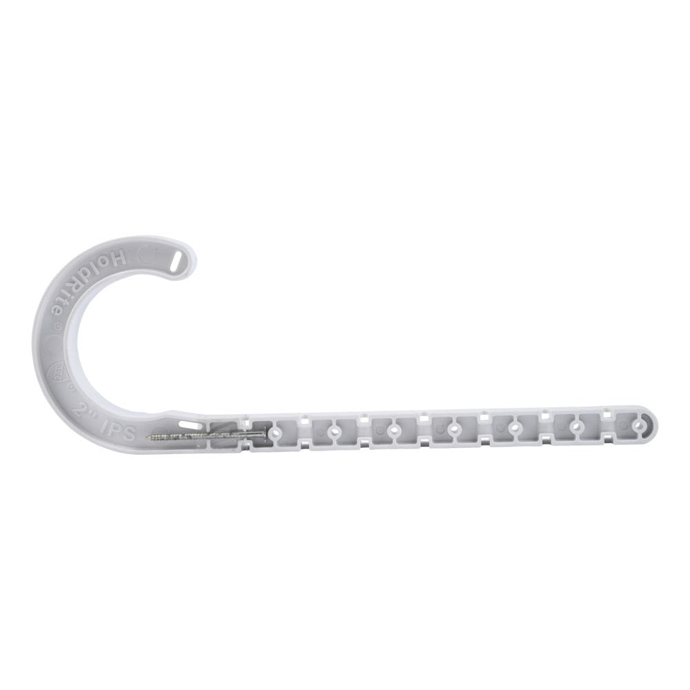 HoldRite P-JHOOK200DWV 2 in Plastic Adjustable DWV J-Hook Pipe Hanger 10.5 in Length - 3