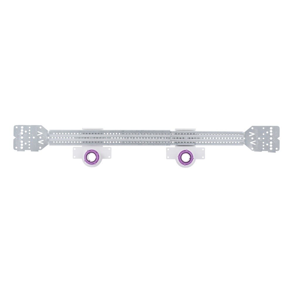 HoldRite SB4-7312 Wide Telescoping Galvanized Steel Stub-Out Bracket Support 15 1/4 in. to 25 1/2 in. with 1/2 in. CTS Supports - 2