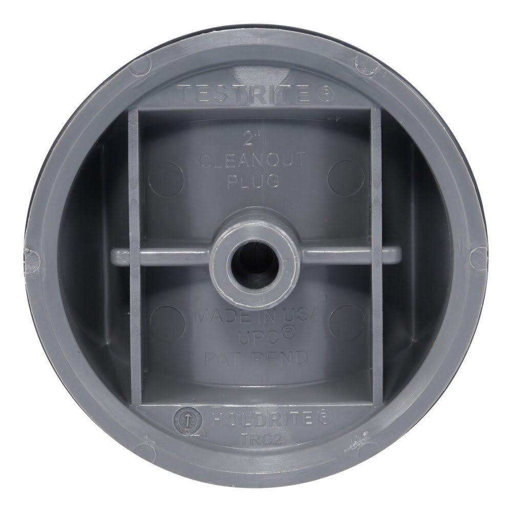 HoldRite TRC2 2 in TestRite Cleanout Plug for DWV Test and Cleanout Tees - 3